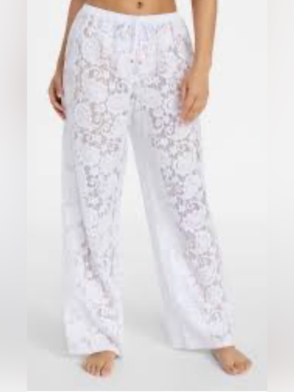 No Boundaries Crochet Wide Leg Pants Swim Coverup